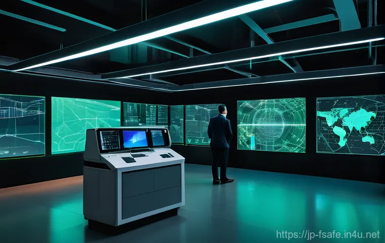 소방안전관리사와 예방정비의 중요성 - **Prompt 2: Proactive Preventive Maintenance with Tech**
    "Inside a pristine, high-tech corporate...