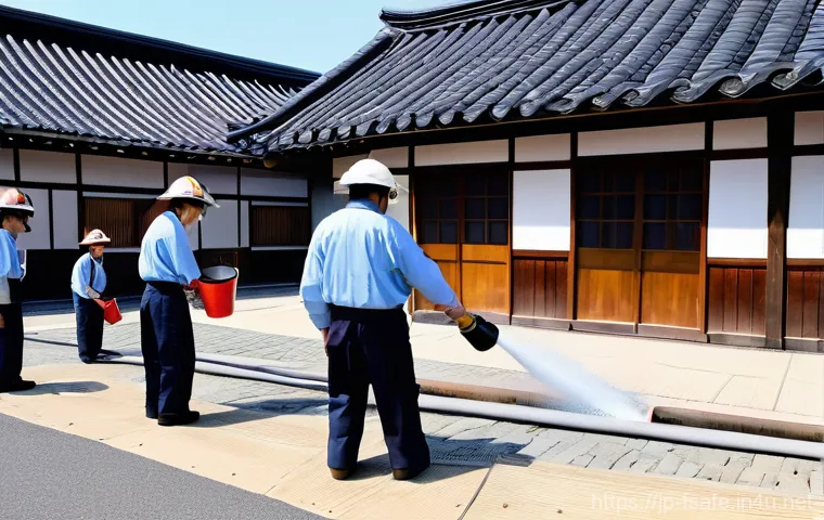 소방안전관리사 자격증의 지역별 차이점 - **Urban Fire Safety Training:**
    A vibrant and detailed realistic photo showing an urban fire saf...